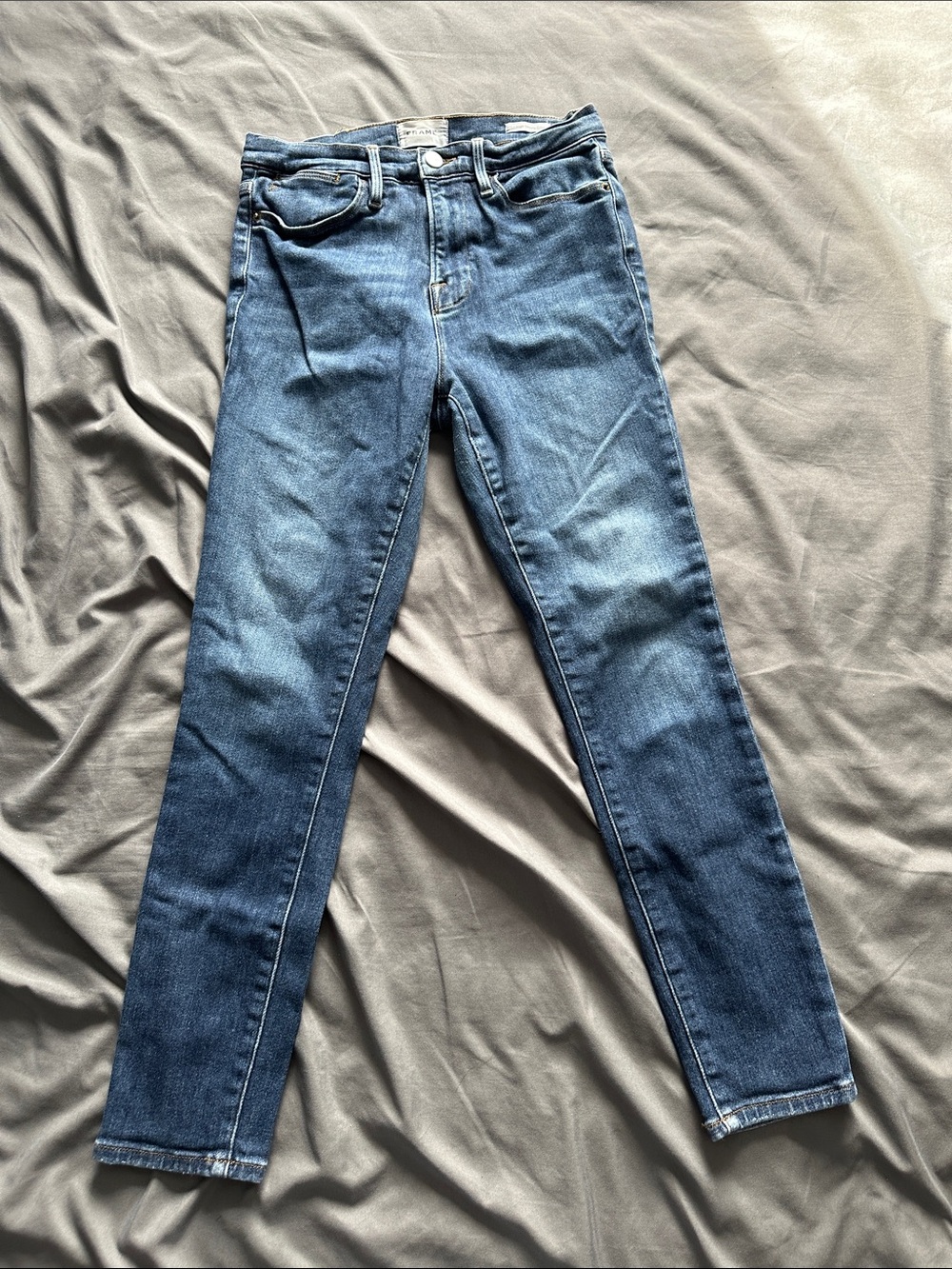 Frame Le High Skinny Crop jeans